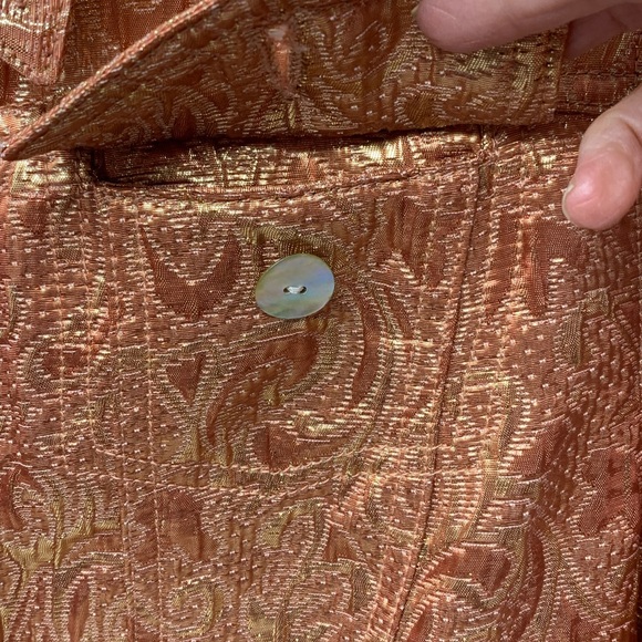Ruby Rd. Metallic Gold Jacket - Picture 5 of 10